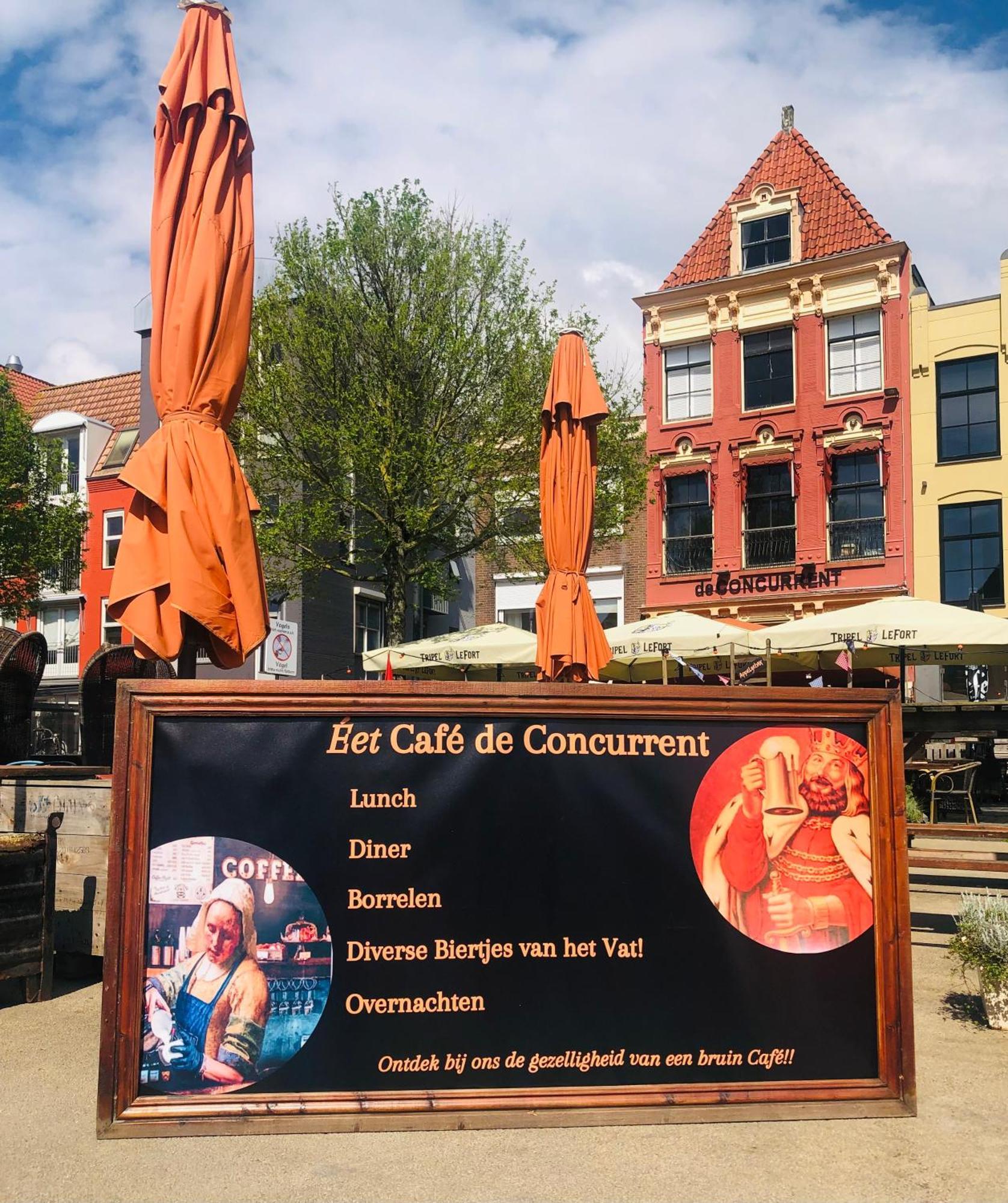 Slapen Bij Cafe De Concurrent Hotel ลิสซิงเงิน ภายนอก รูปภาพ